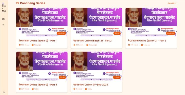 Gurumantra OTT - Platform